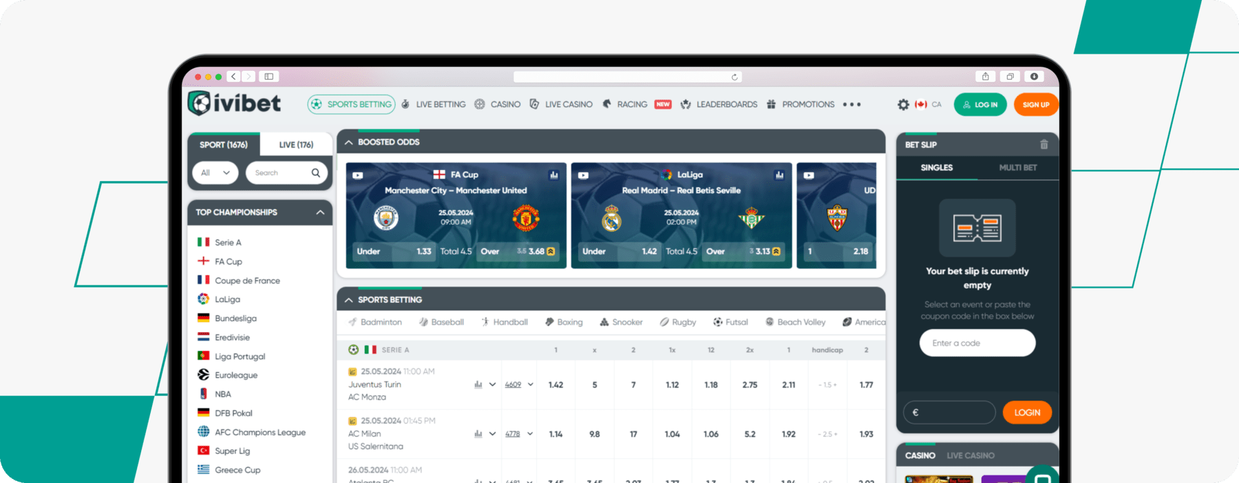 Ivibet Desktop Screenshot